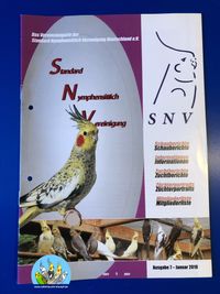 Standard-Nymphensittich-Vereinigung Ausgabe 07 - Januar 2019