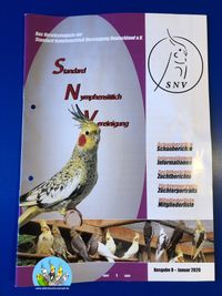 Standard-Nymphensittich-Vereinigung Ausgabe 08 - Januar 2020